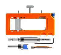 Kit di cerniere per porta router - Strumento Jig regolabile ad alte prestazioni per un taglio preciso, compatibile con cerniere da 3 a 5 pollici | lavorazione del legno porta albero doccia