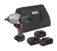 Kit Di Chiave A Impatto Senza Fili Sealey 20V Serie SV20 2 Batterie CP20VXIWKIT1