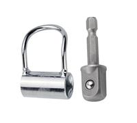 Kit di chiavi ad angolo - Strumenti idraulici | idraulica | Strumento manuale per manutenzione del idrico per spazi ristretti bagno WC sotto il cucina | Maniglia flessibile