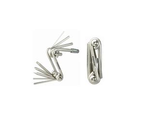 Kit di chiavi multifunzione 10 funzioni Massi Argento