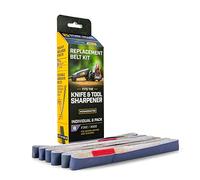 Kit di cinghie a grana fine WORK SHARP - WSSA0002705 Kit di cinghie per affilatrice di coltelli e utensili - Abrasivi di alta qualità in carburo di silicio per attività di affilatura di coltelli