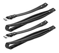 Kit di Cinturini per Fisarmonica Regolabili in Pelle PU - Accessorio per Tracolle da 2 Pezzi Adatto per Bassi 16-120 (Nero),Prodotti fitness combinati