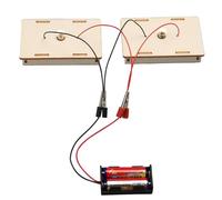 Kit di circuiti di apprendimento per laboratorio di scienze fisiche, kit di circuiti elettrici per bambini | Kit per esperimenti sull'elettricità | Set di esperimenti sull'elettricità per circuiti di