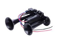 Kit di clacson a doppia tromba Super Loud 600DB con compressore universale per auto motociclette camion treni e barche 12V Facile da installare