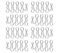 Kit di clip per tosaerba sostituisce 532194208 532194209 perni di bloccaggio per papillon con 32 clip in metallo grandi e 8 piccole per riparazione del ponte, set di 8 confezioni