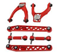 Kit di Collegamento Barra Braccio oscillante, per Civic 1996 1997 1998 1999 2000, 6 Pezzi, Bracci oscillanti Inferiori Regolabili, Kit di campanatura Posteriore, Bracci oscillanti delle sospensioni