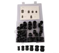 Kit di collegamento elettrico impermeabile, 50 pezzi di pressacavi in nylon