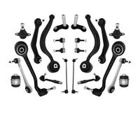 Kit di collegamento estremità barra antirollio e giunto sferico del braccio di controllo anteriore e posteriore da 20 pezzi compatibile con X5 E53 2000-2006