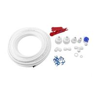 Kit di collegamento per la linea dell'acqua, con raccordi a pressione a innesto rapido da 1/4", per sistema di osmosi inversa, frigorifero, macchina da caffè, acquario, tubo flessibile da 20 m