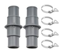 Kit di collegamento per piscina, Over Ground Adapter, 2 pezzi Leak Proof Fitting, Sturdy Filter System Coupler, Backyard Tool for Beach, House, Hotel, Garden, Park, Swimming, Cortile, Manutenzione