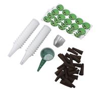 Kit di coltivazione idroponica da 30 pod con dispenser, cappe e adesivi