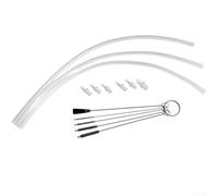Kit di componenti di mungitura per macchine da caffè super automatiche con raccordi HP1 HP3 e spazzola per la cura interna del percorso del latte (A)