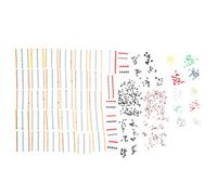 Kit di componenti elettronici Kit di componenti elettronici Diodi Resistori a 30 valori Condensatore ceramico Forniture industriali Diodi Kit condensatore elettrolitico Resistori