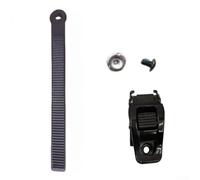 Kit di componenti per attacchi snowboard con fibbie a cricchetto e cinghie per l'integrazione della linguetta delle dita dei piedi (D)