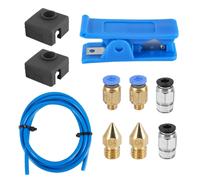 Kit di componenti per stampante 3D con tubi Bowden Capricorn XS, taglia tubi in PTFE e ugelli compatibili