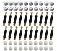 Kit di connessione per mobili tre in uno da 40 sets(120 pezzi) di viti di fissaggio per mobili, M15 eccentrica set di viti per il fissaggio dell'hardware del mobile