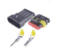Kit di connettori elettrici impermeabili AMP Superseal - 1 2 3 4 5 6 vie - 12/24 V (4 Way)