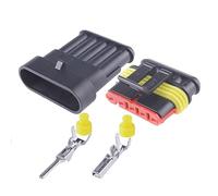 Kit di connettori elettrici impermeabili AMP Superseal - 1 2 3 4 5 6 vie - 12/24 V (5 Way)