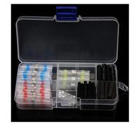 Kit di connettori for cavi elettrici con guaina termorestringente da 110 pezzi, terminali di giunzione isolati, assortimento da 0,25 a 6 mm²