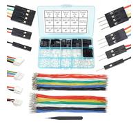 Kit di connettori GH a Dupont 2.54 pre-crimpati e connettori compatibili con JST GH 1,25 mm per Pixhawk Cube 6C 6X Pixhawk4 20 cm filo in silicone