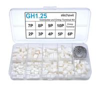Kit di connettori GH1.25 e terminali a crimpare compatibili con connettori JST GH Spine passo 1,25 mm per Pixhawk Cube 6C 6X Pixhawk4 Drone Flight Controller