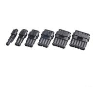 Kit di connettori impermeabili per auto, 240/352 pezzi, con 1-6 fori e fusibili per cablaggio HID allo xeno, riparazione elettrica di moto, camion, barche (352 pezzi)