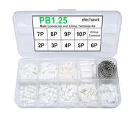 Kit di connettori PB1.25 e terminali a crimpare compatibili con connettori Molex PicoBlade Spine passo 1,25 mm per controller di volo per droni Pixhawk 2.4.8