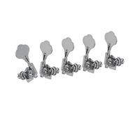 Kit di connettori per accordatura per chitarra 5 Pezzi 1L 4R Vintage Open Bass Meccaniche Meccaniche Chiavi Di Accordatura Per Basso Elettrico Cromate