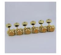 Kit di connettori per accordatura per chitarra Meccaniche Per Chitarra Elettrica Vintage Locking Tuners Capotasto Stile Oro Meccaniche Rapporto Di Trasmissione 1:15 Per ST/TL Piroli Di Accordatura Per