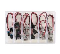 Kit Di Connettori Per Iniettori Assortiti Delphi E Denso 18 Pezzi 37549
