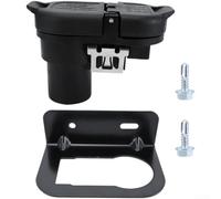 Kit di connettori per rimorchio a 7 vie, cablaggio a 4 pin per Ford per Chevy per ram per jeep per dodge - Presa di traino impermeabile con contatti in ottone, 13 x 9 x 7 cm