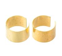 Kit di connettori terminali per batteria auto Coppia Morsetti ad anello d'oro e rondelle per aggiornamento del sistema audio auto e uso del camion, costruzione durevole, montaggio preciso