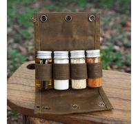 Kit di container per spezie da campeggio barattoli di vetro bottiglie di