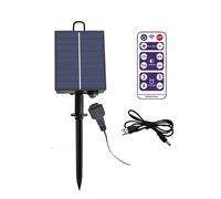 Kit di controllo del pannello solare da 1200 mAh con batteria al litio per lampada a strisce LED da 3,7 V e 24 V, ricarica CC