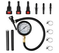 Kit di controllo della pressione 'olio, set completo di adattatori universali per auto, tester di perdita di compressione motore, per camion, moto, veicoli, garage e officina