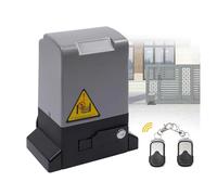 Kit di controllo elettrico for cancello scorrevole elettrico 370W/550W/750W Kit di controllo automatico for la sicurezza del vialetto con sensore a infrarossi + 2 telecomandi Funzionamento semplice ad