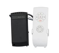 Kit di controllo per ventilatore da soffitto con 3 velocità, luce e timer | Ricevitore compatto con telecomando per ventola, velocità regolabile, per la maggior parte dei modelli, camera da letto