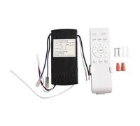 Kit di controllo remoto per ventilatore da soffitto DC con ventola a 6 velocità e interruttore della luce, timer 1H/2H/4H, funzione avanti/indietro, per ventilatori a soffitto DC