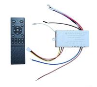 Kit di controllo remoto per ventilatore da soffitto, ventilatori a soffitto a LED con telecomando a 6 velocità dimmerabile controller CC a frequenza variabile (testa scuotente stellata)