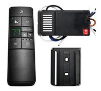 Kit di controllo remoto universale per ventilatore da soffitto termostatico con supporto per Hampton Bay Hunter Home Decorators Collection, timer di controllo della velocità multipla dimmerabile