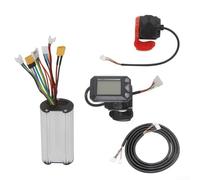 Kit di controllo scooter elettrico con display LCD, interruttore acceleratore e controller per scooter alimentati a batteria da 24 V o 36 V (36+cavo dati)