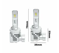 Kit di conversione a LED iLuz 2pz lampada H27 (880-881) 10-18W 6000-6500K