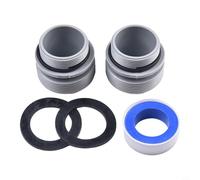 Kit di conversione adattatore in plastica per tubo da 40 mm che collega a porte filtro da 1-1/2 pollici per piscine Intex (2)