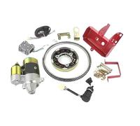 KIT DI CONVERSIONE AVVIAMENTO ELETTRICO compatibile con MOTORE DIESEL GENERATORE 186F 188F 192F VOLANO CORONA INGRANAGGI(CW)