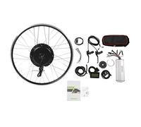 Kit di conversione bici elettrica 48V 2000W Motore del della ruota posteriore Display LCD3 Motoriduttore senza spazzole in lega di alluminio ad alte prestazioni per accessorio (27,5 pollici)