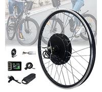 Kit di conversione bici, elettrico S, motore E-Hub ruota anteriore 48V 1000W 1500W, ruota elettrica con pannello LCD, acceleratore, pedalata assistita sen