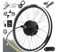 Kit di conversione bici ES 20" 24" 26" 27,5" 28" 29" 700C E-, 48V/1000W Motore per bicicletta elettrica con display LCD, doppia modalità (36V/250W, 28")