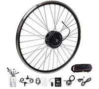 Kit di conversione bici ES Ruota anteriore E-, 36V 250W / 350W / 500W Motore per bicicletta elettrica, con display LCD8S, per e-cycling Hub (36V / 250W, 26 ")