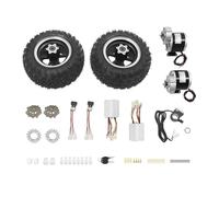 Kit di conversione da 10 pollici, 36 V, 350 W, con leva per pollice e motore a spazzola, 330 rpm, per scooter piccoli, sedie a rotelle elettriche e scooter per anziani