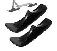 Kit di conversione da sci per scooter - PP 38 x 11 cm, 2 pezzi | Kit di modifica per skate | Accessori universali per slitta a due ruote per allenamento invernale e neve